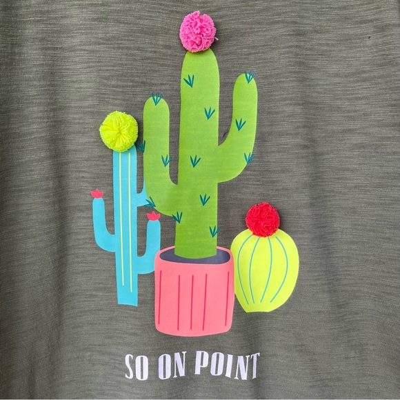 •Old Navy• Girls “So On Point” Cactus Tee Shirt - Size XL (14) - Picture 3 of 9
